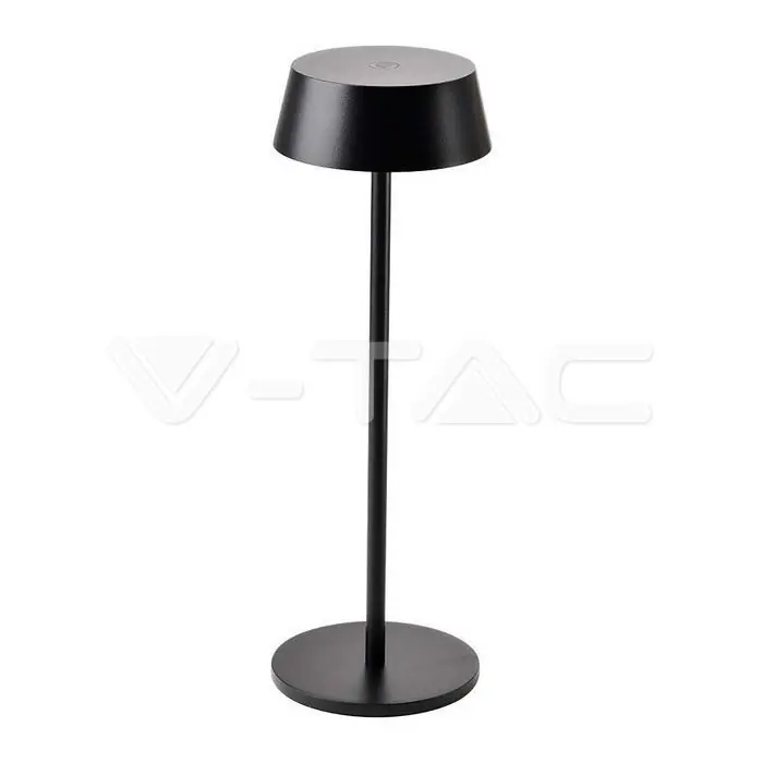 Lampada da tavolo V-tac 2W 3000K - ricaricabile 200lm IP54 Offerta Del Giorno