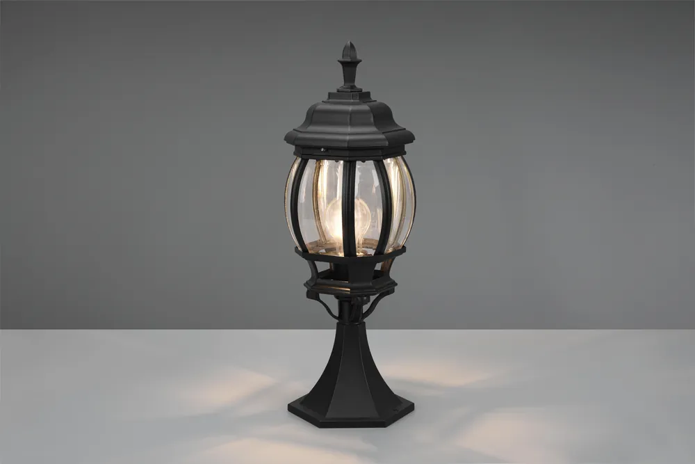 Occasione ELVO PALO SEGNAVIALI DA ESTERNO BOMBATO FUTouchdimmerONE DI ALLUMINIO NERA E VETRO TRASPARENTE H. 49CM IP44