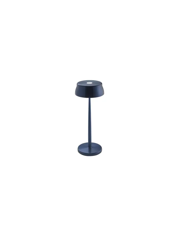 Sister Light lampada da tavolo moderna finitura blu anodizzato Occasione Imperdibile