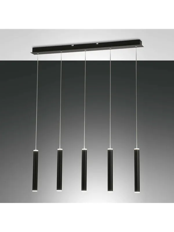 Lampadario a sospensione a led moderno design nero per cucina camera FB-0056 Must-Have