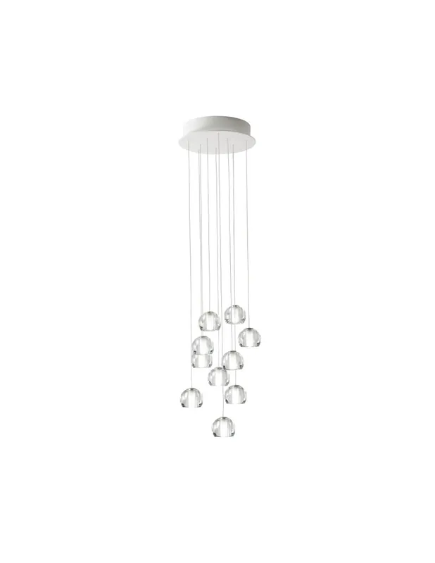Offerta Del Giorno Fabbian Multispot Beluga F32 A23 lampadario moderno 10 luci