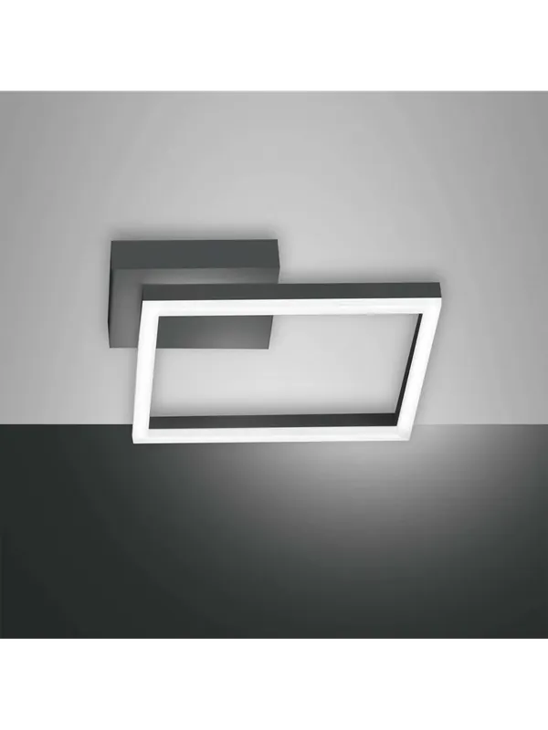 Popolare Plafoniera a led moderna quadrata design antracite ufficio camera FB-0047