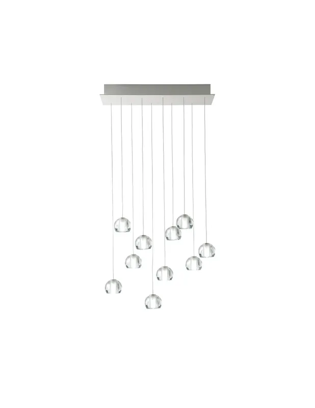 Fabbian Multispot Beluga F32 A28 lampadario moderno 10 luci A Buon Prezzo