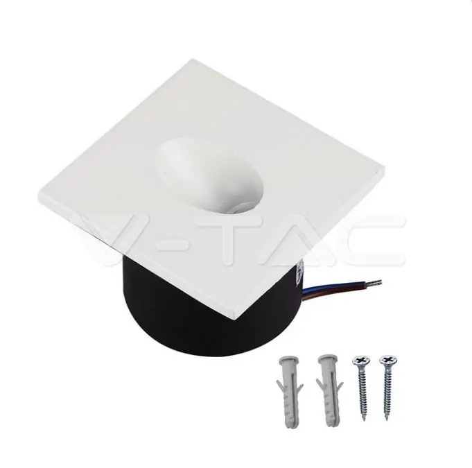 Spedizione Espresso Faretto led da incasso quadrato V-Tac 3W 4000k VT-1109SQ - 1210 - 211210