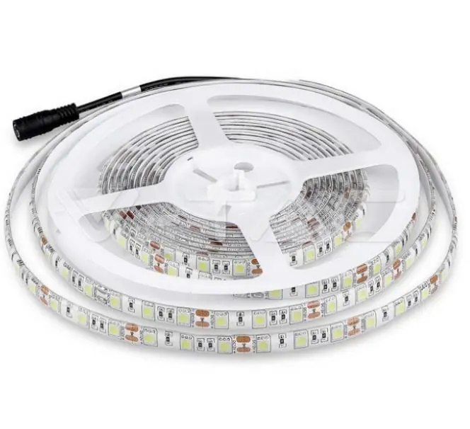 Striscia led V-tac 11W/m 12V 6500K IP65 5 metri VT-5050 - 212148 Quantità Limitata