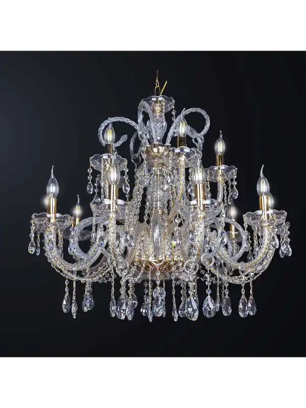 Super Prezzo Lampadario classico cristallo a 15 luci BGA 3431-15 design swarovsky