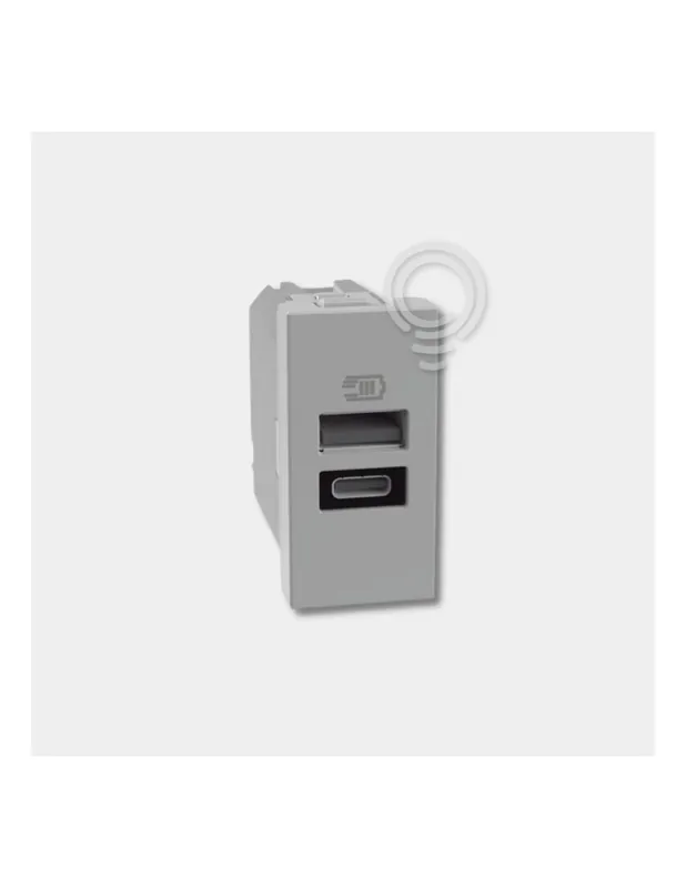Ultima Occasione MatixGO - caricatore usb AC 1m grigio