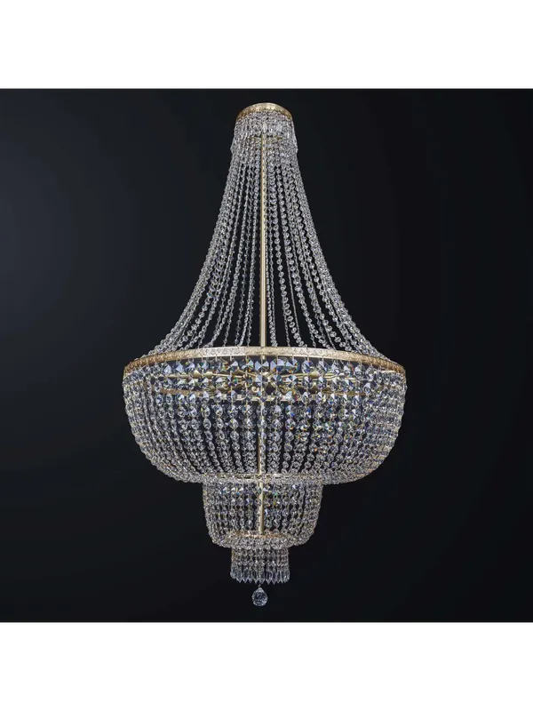 Ultimissimo Modello Lampadario classico cristallo a cesta 10 luci BGA 3429-80 design swarovsky