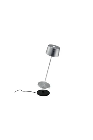 Direttamente Dal Produttore Zafferano Olivia lampada da tavolo moderna led finitura foglia argento