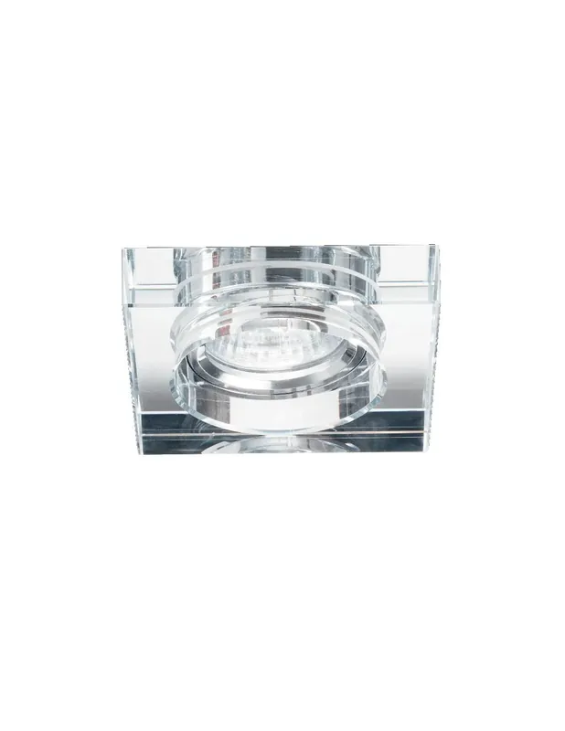 Reso Gratuito Ideal Lux Blues Square 114019 faretto da incasso attacco GU10 quadrato