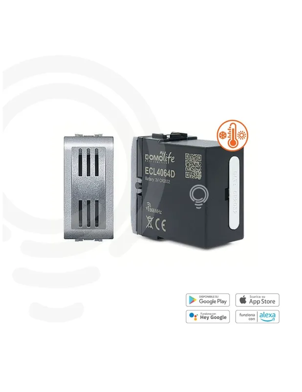 Sensore di temperatura grigio modulare alimentazione a batteria 3V Prezzo Conveniente