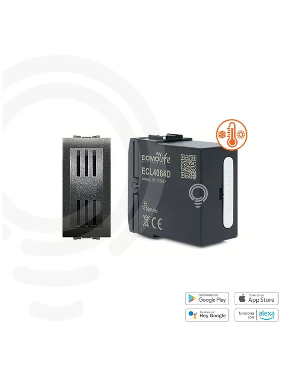 Sensore di temperatura nero modulare alimentazione a batteria 3V Compra Oggi Stesso