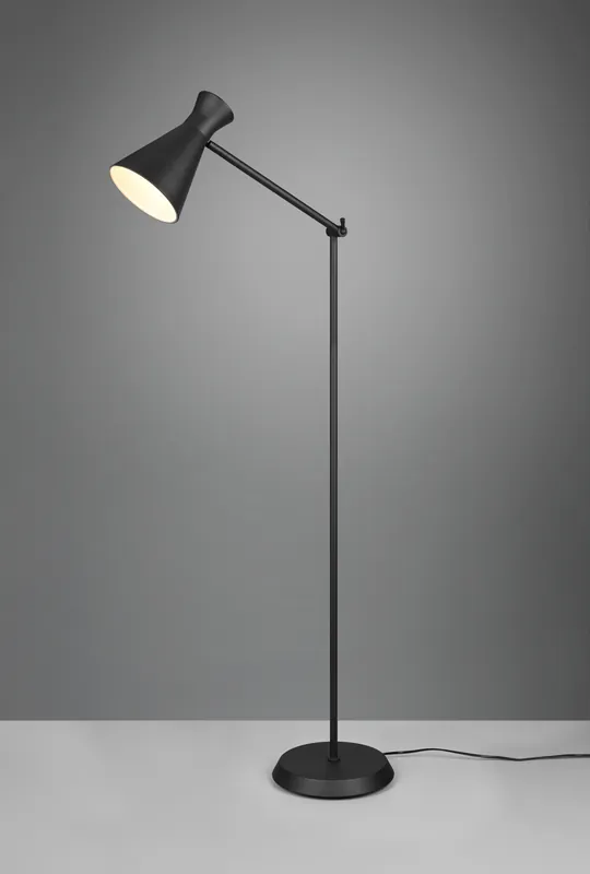 ENZO PIANTANA DIFFUSORE DOPPIO CONO METALLO NERO H. 150CM Pagamento Sicuro