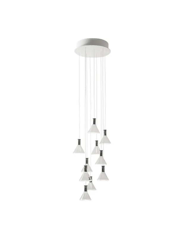 Fabbian Multispot Polair F32 A43 sospensione moderna Prezzo Basso