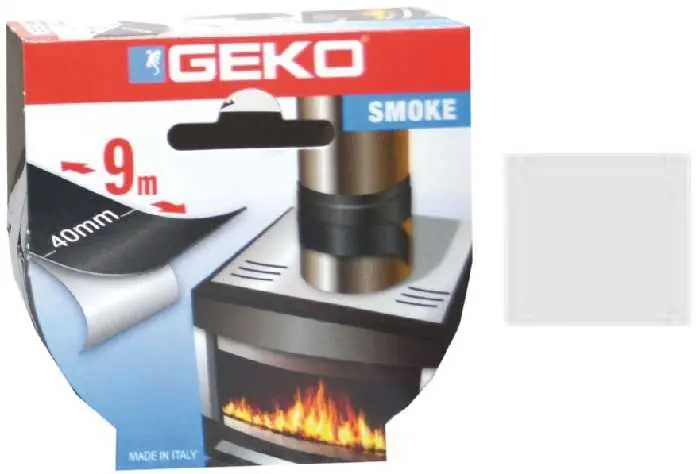 Prezzo Scontato NASTRO ALTE TEMPERATURE IN ALLUMINIO GEKO SMOKE 40mm x 9mt BIANCO