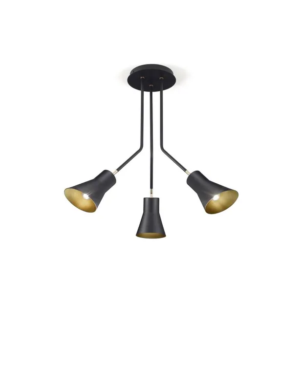 Economico Conico 273.303 Metal lux lampada a soffitto moderna
