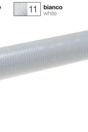 A Buon Prezzo Tubo estensibile flessibile In alluminio bianco per cappa Ø 80mm