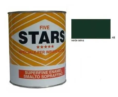 Nuova Collezione FIVE STARS SMALTO SOPRAFFINO VERDE SELVA 125ml