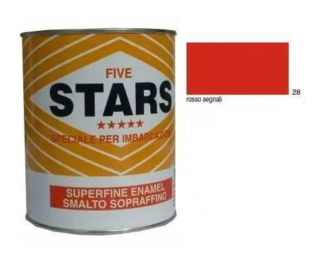 FIVE STARS SMALTO SOPRAFFINO ROSSO SEGNALI 125ml Spedizione Espresso