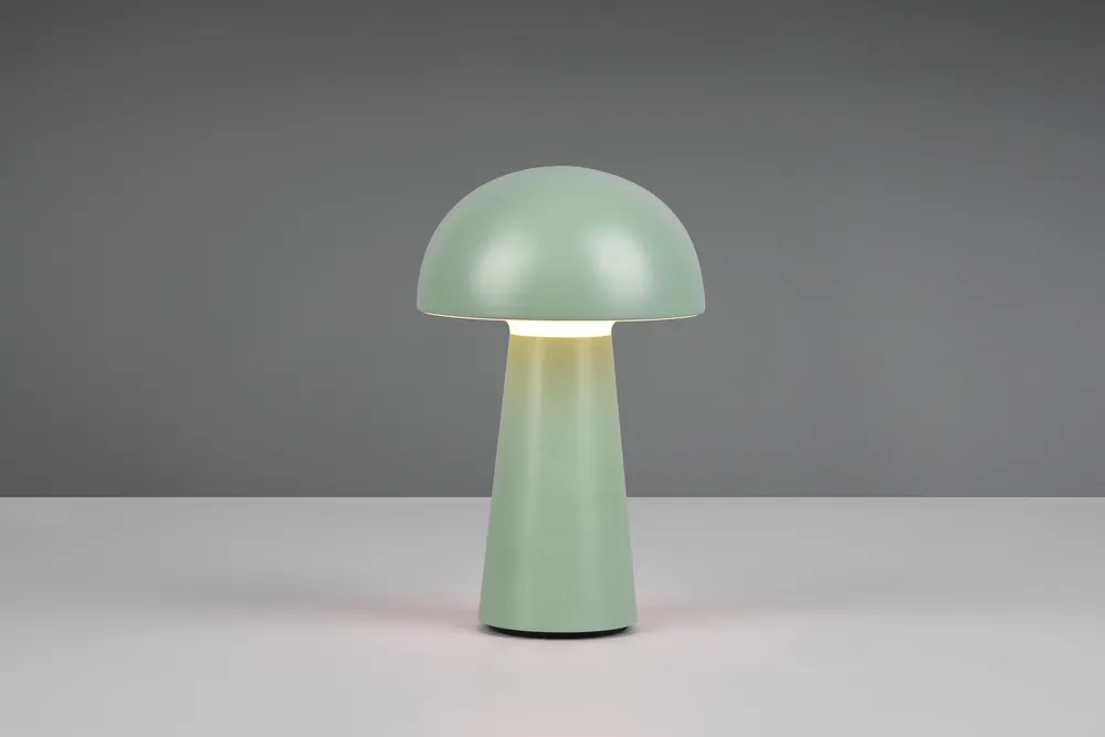 LENNON LAMPADA LED DA APPOGGIO DA ESTERNO RICARICABILE CON USB CON ACCENTouchdimmerONE TOUCH 4 INTENTouchdimmerTA‘ VERDE H. 21,5CM IP44 Quantità Limitata