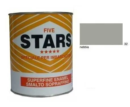 FIVE STARS SMALTO SOPRAFFINO NEBBIA 125ml Nuova Collezione