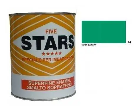 Soddisfatti O Rimborsati FIVE STARS SMALTO SOPRAFFINO VERDE MONTANO 125ml