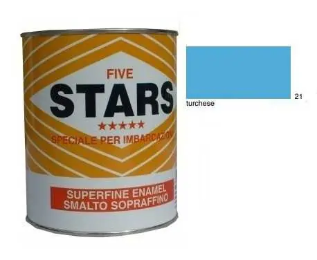 FIVE STARS SMALTO SOPRAFFINO TURCHESE 125ml Nuovo Arrivo
