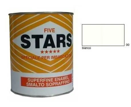 Offerta FIVE STARS SMALTO SOPRAFFINO BIANCO LUCIDO 125ml