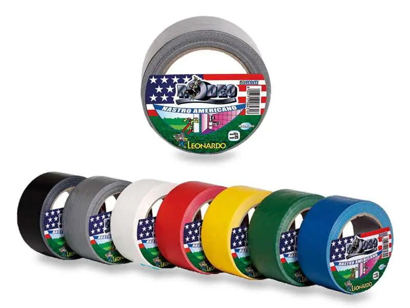 Nastro americano nastro adesivo telato rinforzato universale mm 50x25 mt GIALLO Offerta Speciale
