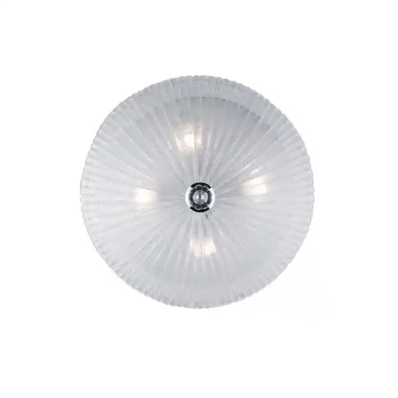 ideal lux shell pl6 trasparente lampada a plafone 6 luci plafoniera a soffitto moderna IDEAL LUX 008622 Occasione
