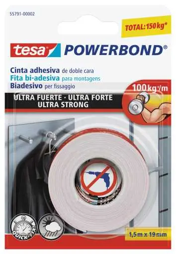 Offerta Speciale NASTRO BIADESIVO ULTRASTONG mm 19 x 1,5 mt