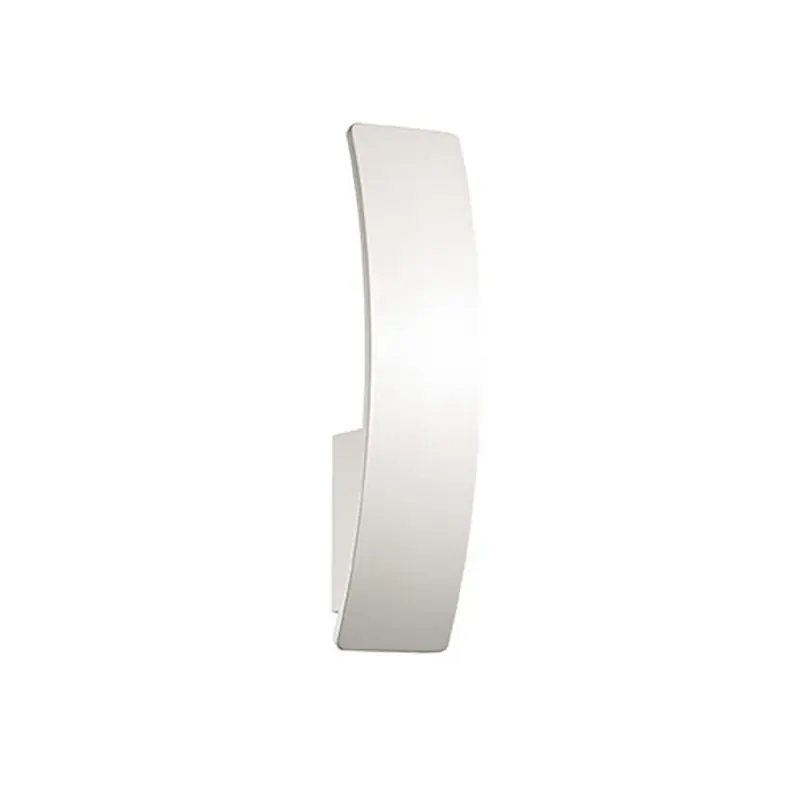 ideal lux vela ap1 lampada a parete una luce bianco applique di design moderna IDEAL LUX 090337 Compra Online