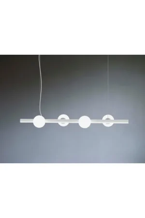 Economico Marchetti Tin tin S4 sospensione in metallo e diffusore in vetro