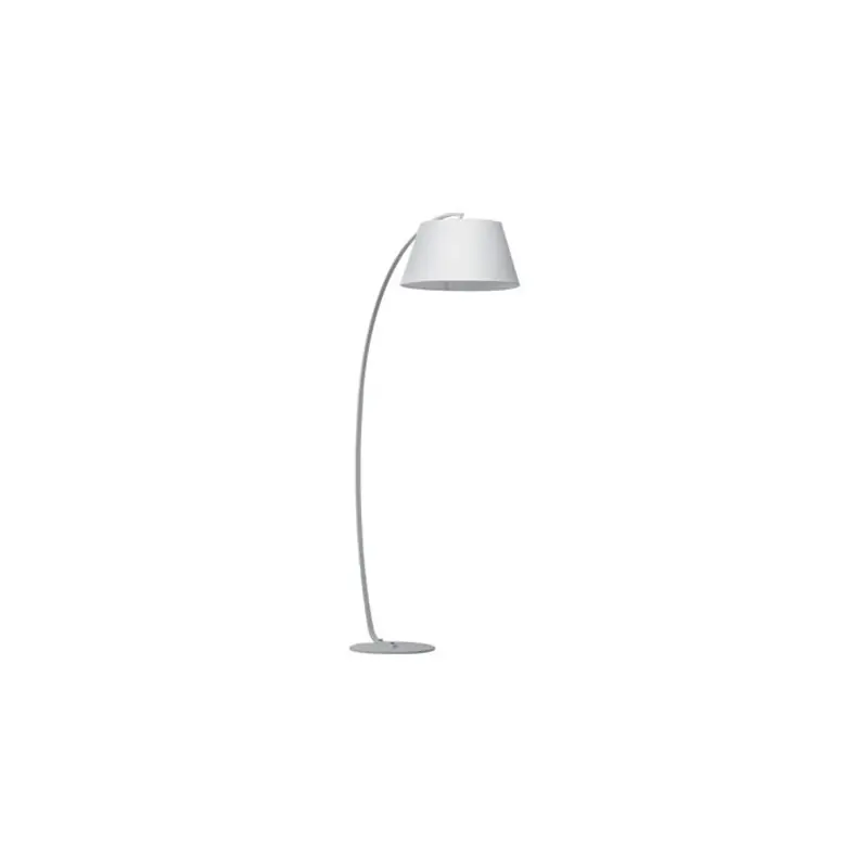 ideal lux pagoda pt1 bianco piantana ad una luce ad arco moderna design lampada da terra bianca IDEAL LUX 051741 Reso Gratuito