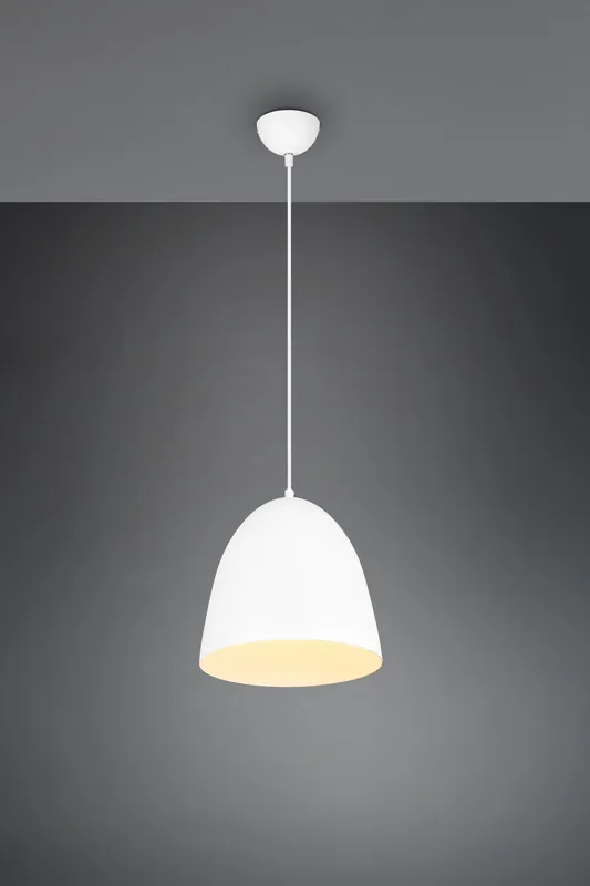 TILDA SOSPEN Touchdimmer ONE METALLO CUPOLA BIANCA D.25CM Subito Disponibile
