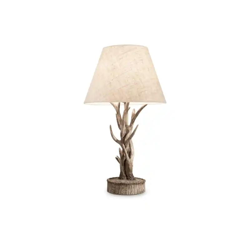 ideal lux chalet tl1 lampada da tavolo una luce piccola abat jour di design retro‘ IDEAL LUX 128207 Pagamento Sicuro