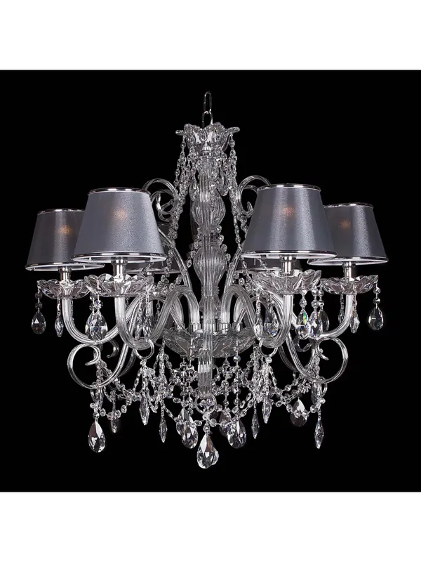 Lampadario in cristallo trasparente 6 luci BGA 2120-6 design swarovsky Prezzo Ridotto