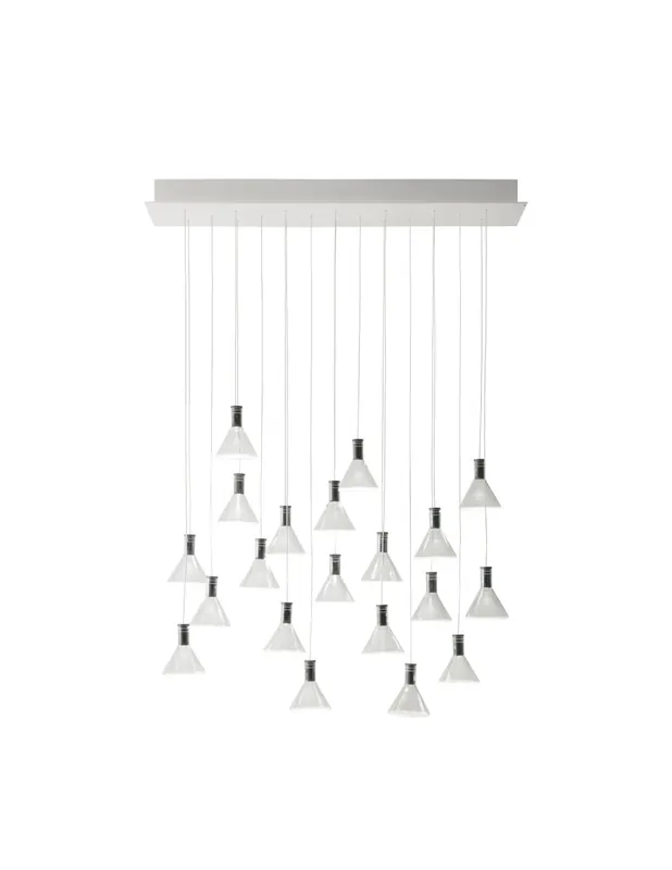 Fabbian Multispot Polair F32 A49 lampadario moderno 20 luci Offerta Speciale