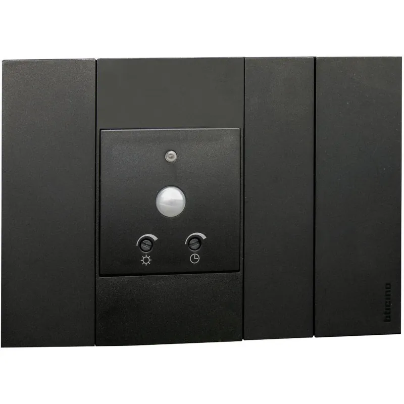 Più Venduto Sensore di movimento crepuscolare Vemer Duo.Now 2 moduli DIN nero - VE793200