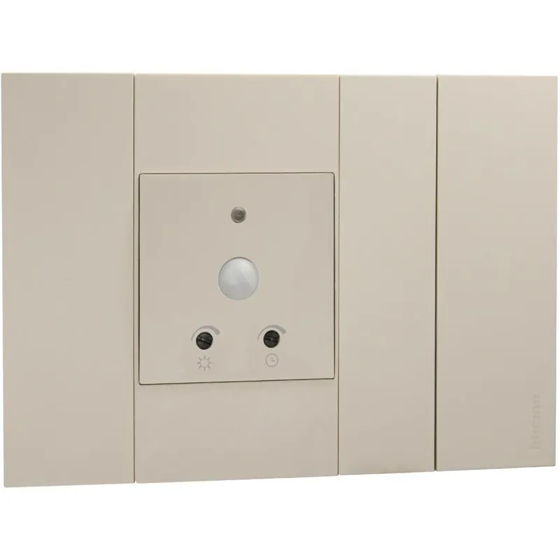 Esclusivo Sensore di movimento crepuscolare Vemer Duo.Now 2 moduli DIN sabbia - VE793300