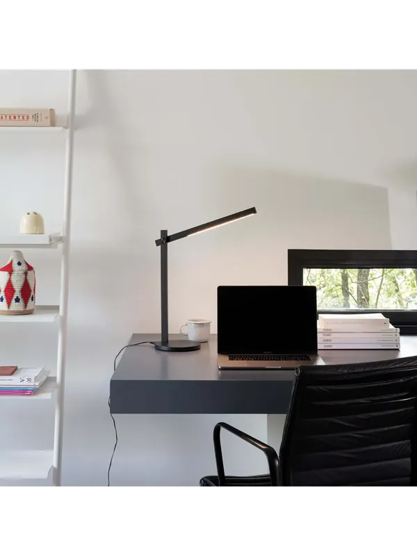 Lampada da studio moderna a led design nero DL1828 Vendita Finale