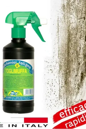 TOGLIMUFFA IGIENIZANTE 500ml con resina acrilica consolidante Sconto