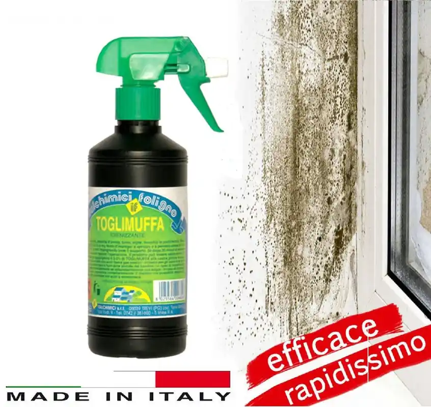 TOGLIMUFFA IGIENIZANTE 500ml con resina acrilica consolidante Sconto