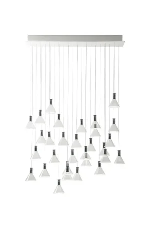 Acquista Ora Fabbian Multispot Polair F32 A50 lampadario moderno 30 luci