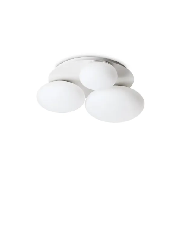 Ordina Subito Plafoniera moderna design bianco con sfere a 3 luci DL1818