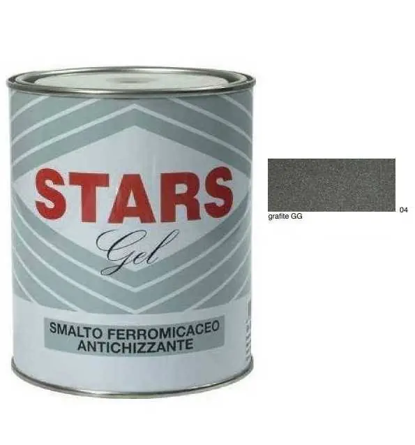 STARGEL FERROMICACEO SMALTO ANTIRUGGINE 750ml Grana Grossa GRAFITE Super Prezzo
