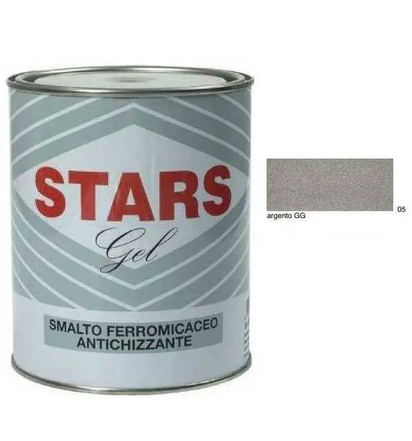 STARGEL FERROMICACEO SMALTO ANTIRUGGINE 750ml Grana Grossa ARGENTO Più Venduto