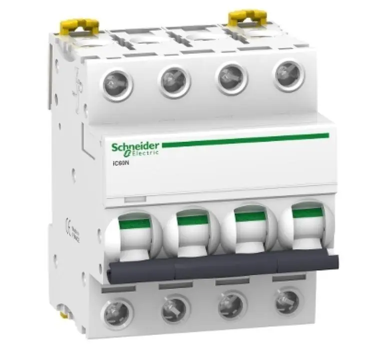 Di Tendenza Interruttore magnetotermico Schneider Electric Acti9 iC60N 4P 63A 6000A curva C -A9F79463