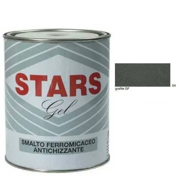Soddisfatti O Rimborsati STARGEL FERROMICACEO SMALTO ANTIRUGGINE 750ml Grana Fine GRAFITE