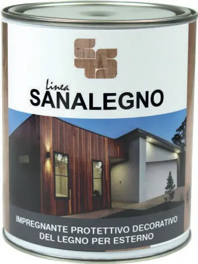 Vendita Finale Impregnante protettivo decorativo per legno esterno Sanalegno 750 ml BIANCO